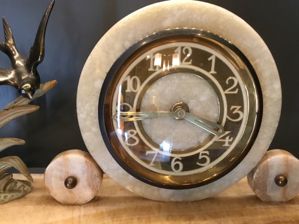 A French Art Deco Mantel Clock View II