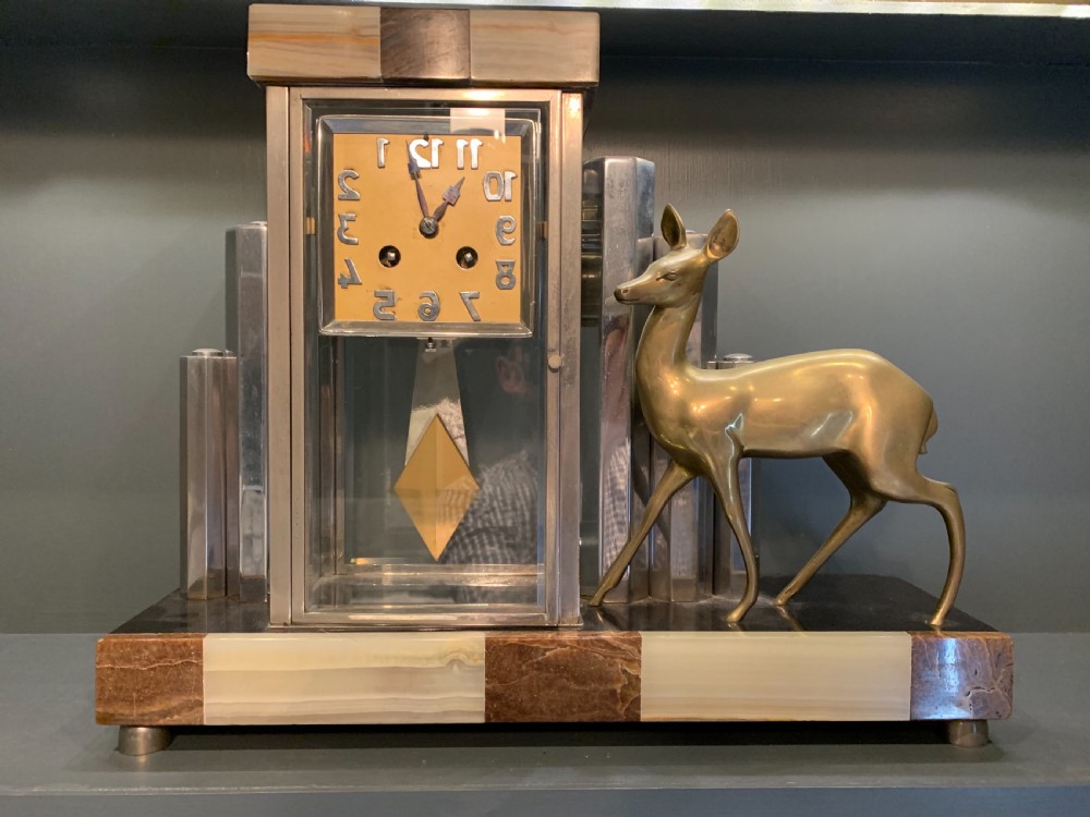 A French Art Deco Mantel Clock View II