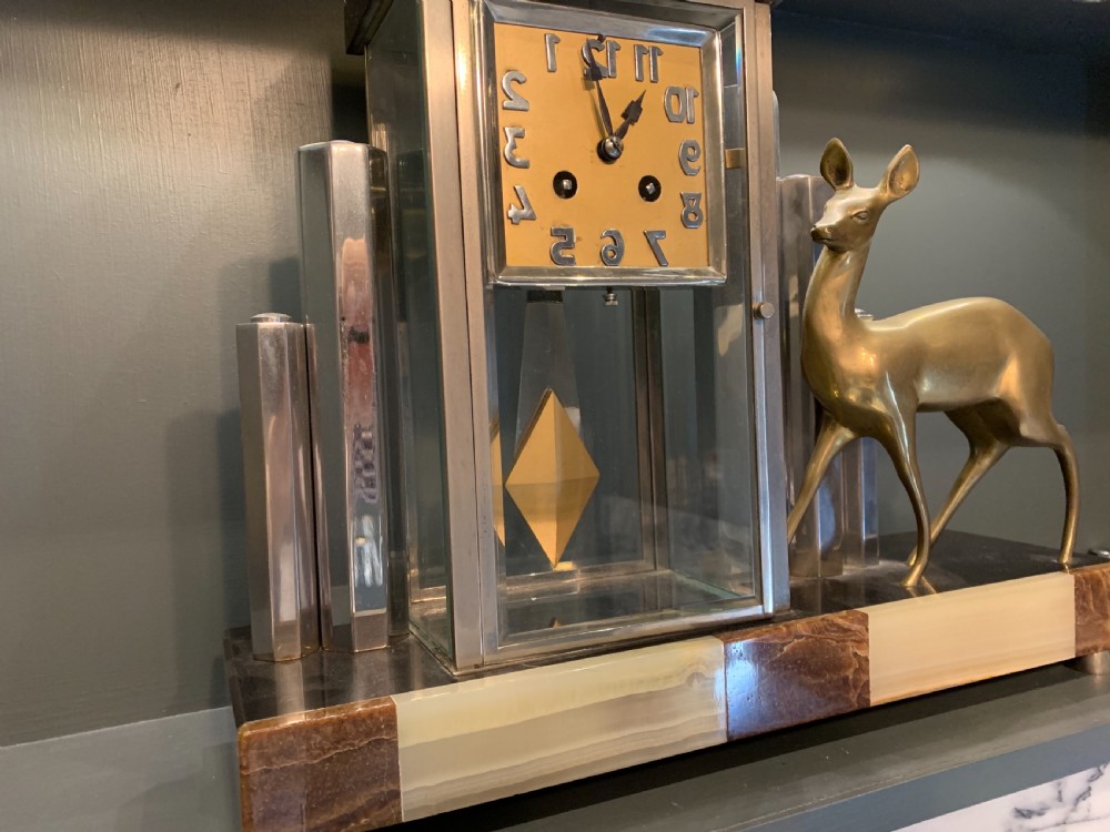A French Art Deco Mantel Clock View III