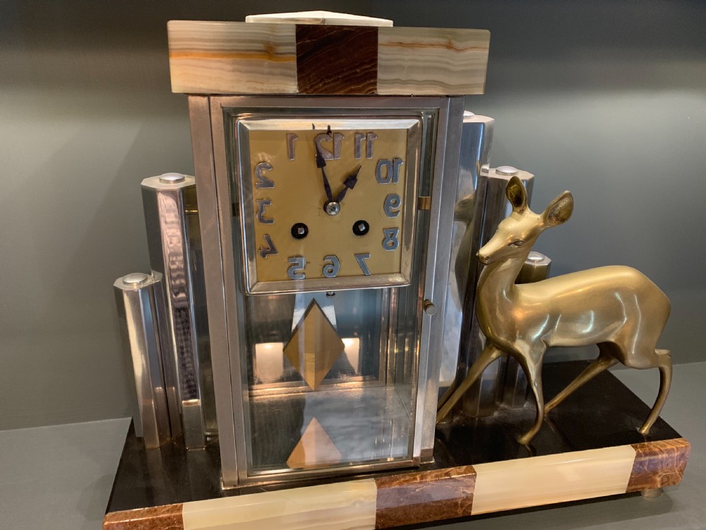 A French Art Deco Mantel Clock View IV