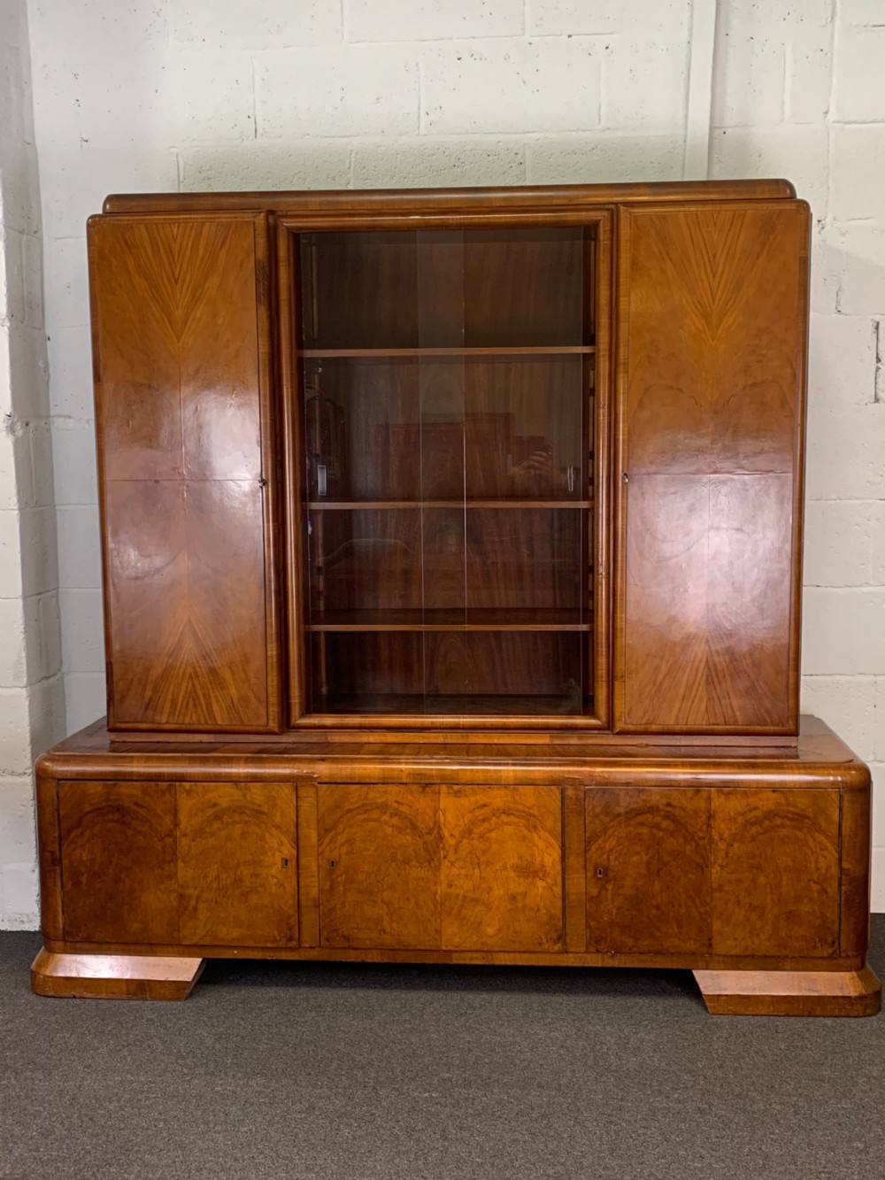 Art Deco Bookcase and Display Cabinet