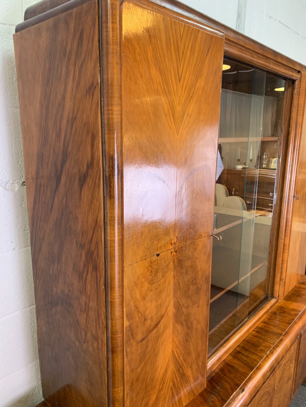 Art Deco Bookcase and Display Cabinet View III