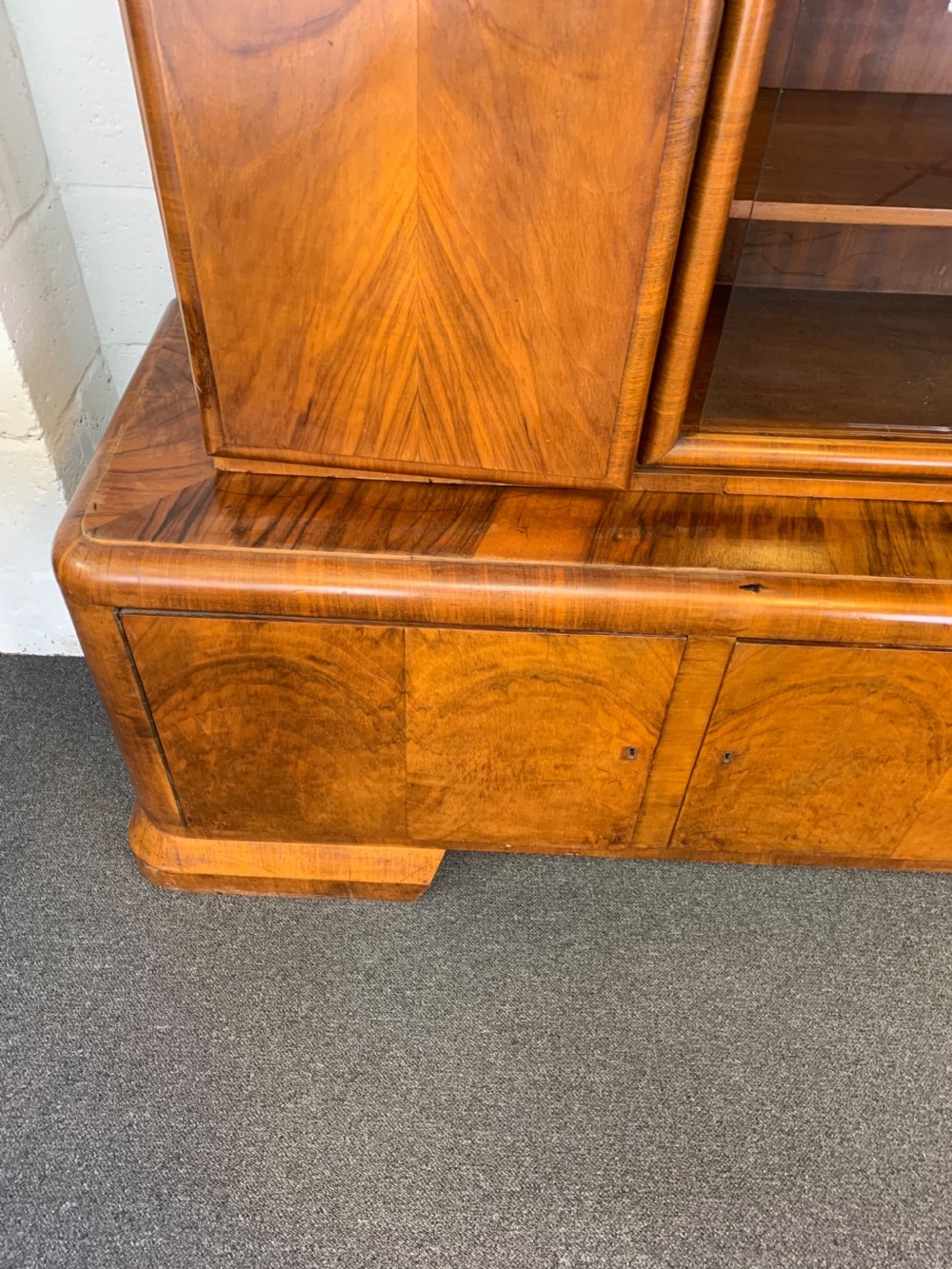 Art Deco Bookcase and Display Cabinet View VI