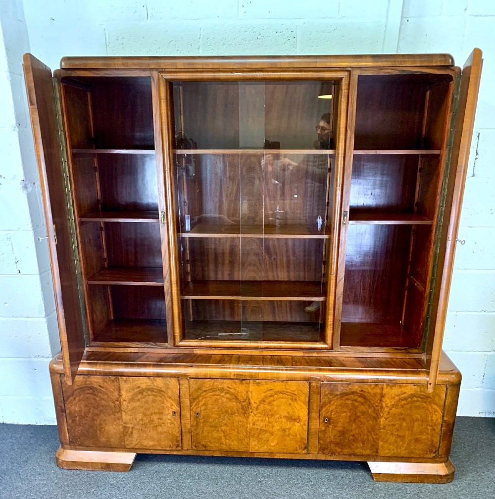 Art Deco Bookcase and Display Cabinet View VII