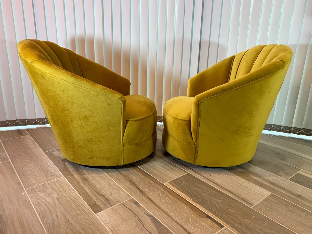 A Pair of Art Deco Cocktail Tub Chairs  View IV