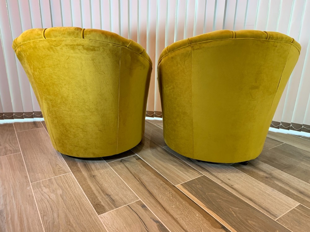A Pair of Art Deco Cocktail Tub Chairs  View V