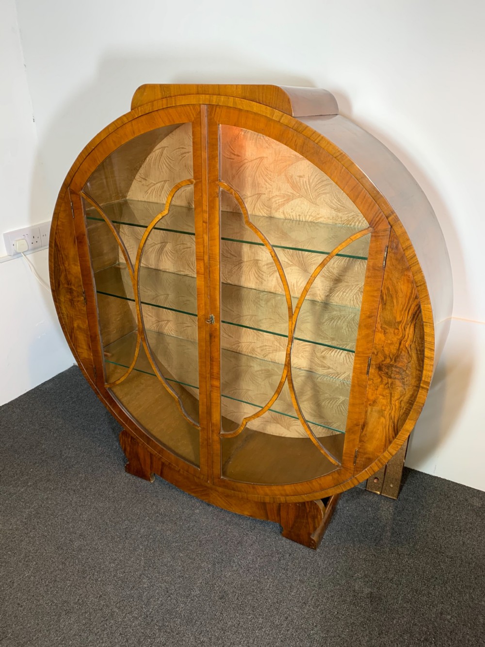 Art Deco Circular Display Cabinet View III