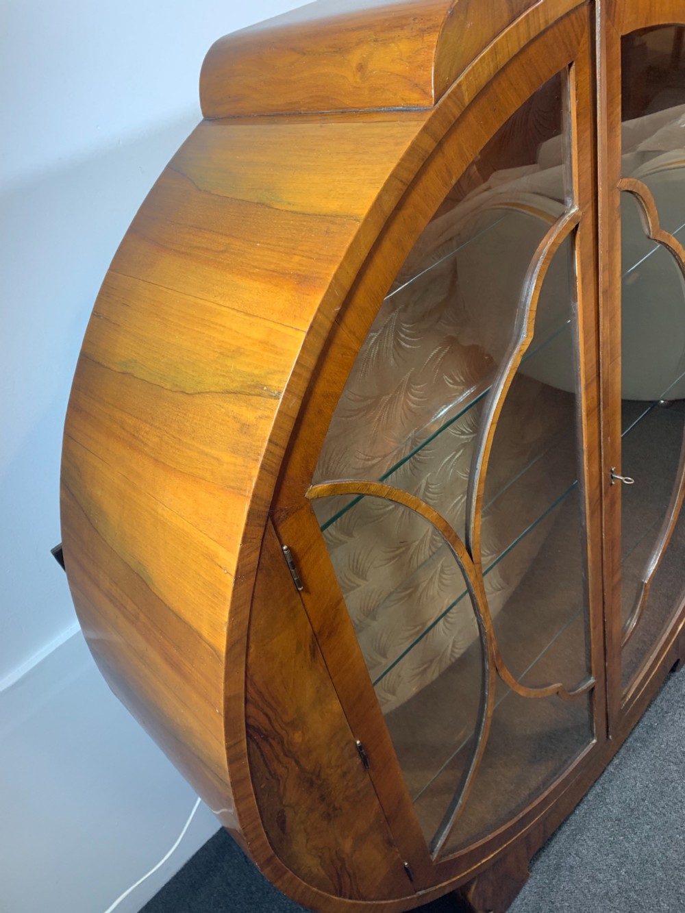 Art Deco Circular Display Cabinet View V