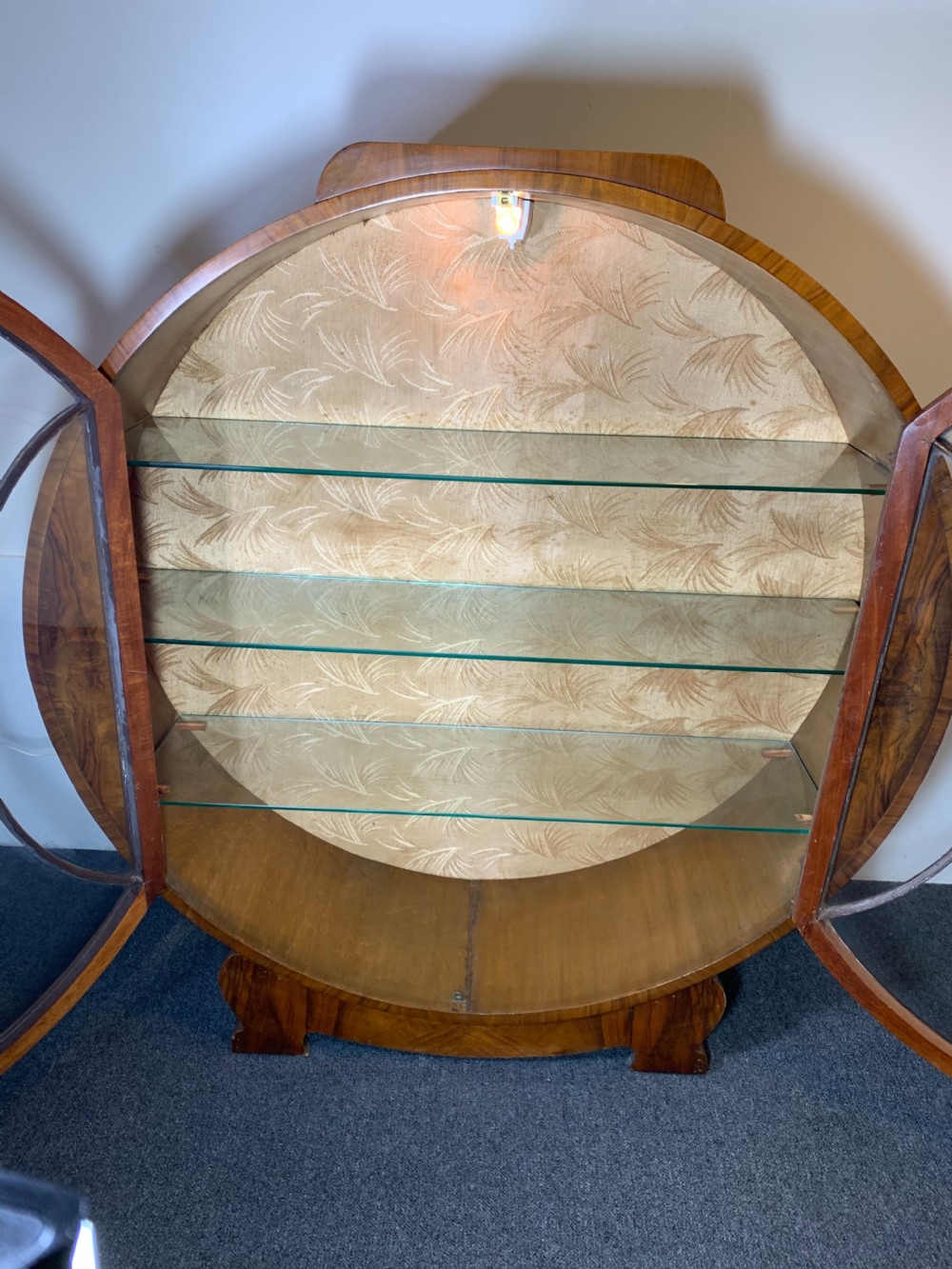 Art Deco Circular Display Cabinet View IX