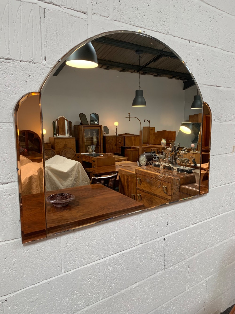 Large Art Deco Mirror.