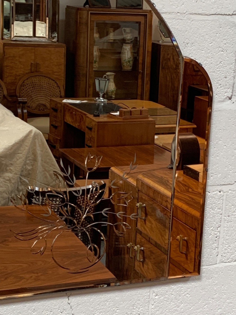 Large Art Deco Mirror. View II