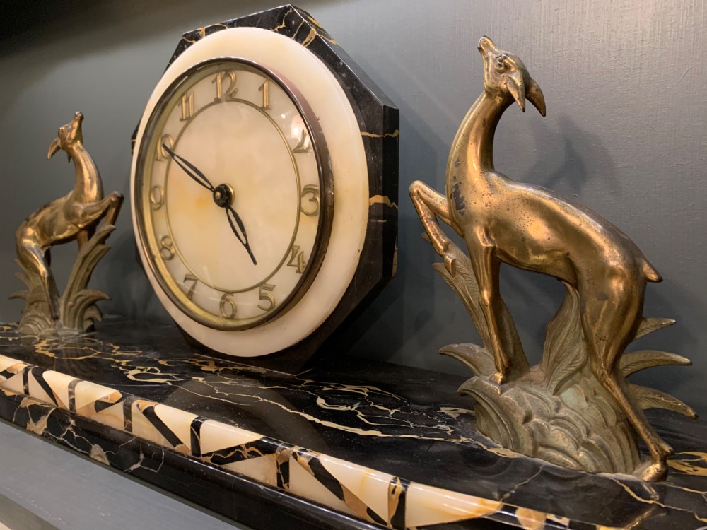 Art Deco French Clock View VI