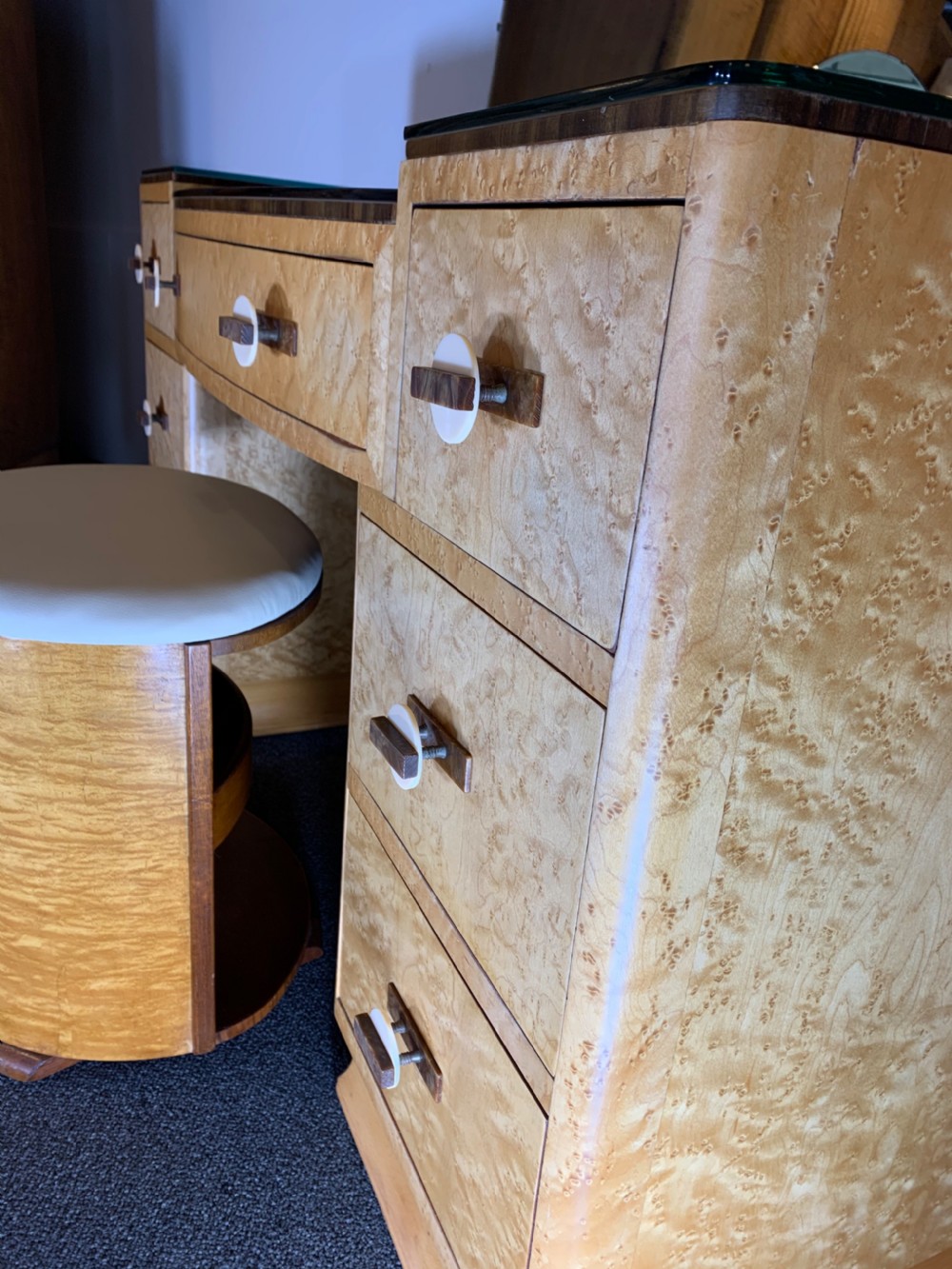 Art Deco Dressing Table and Stool View VI