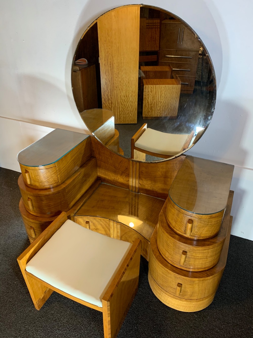 Art Deco Epstein Dressing Table and Stool