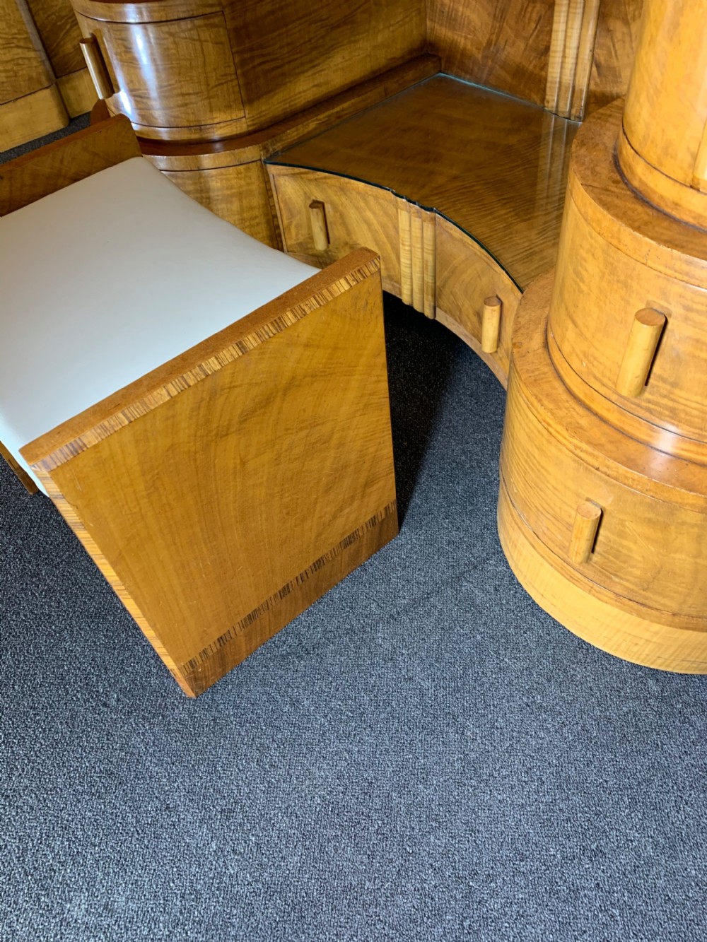 Art Deco Epstein Dressing Table and Stool View III