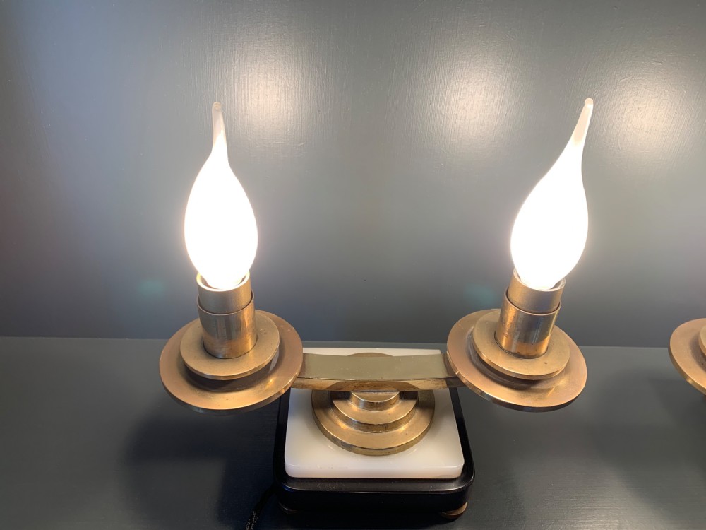 A Pair of Art Deco Lamps View IV