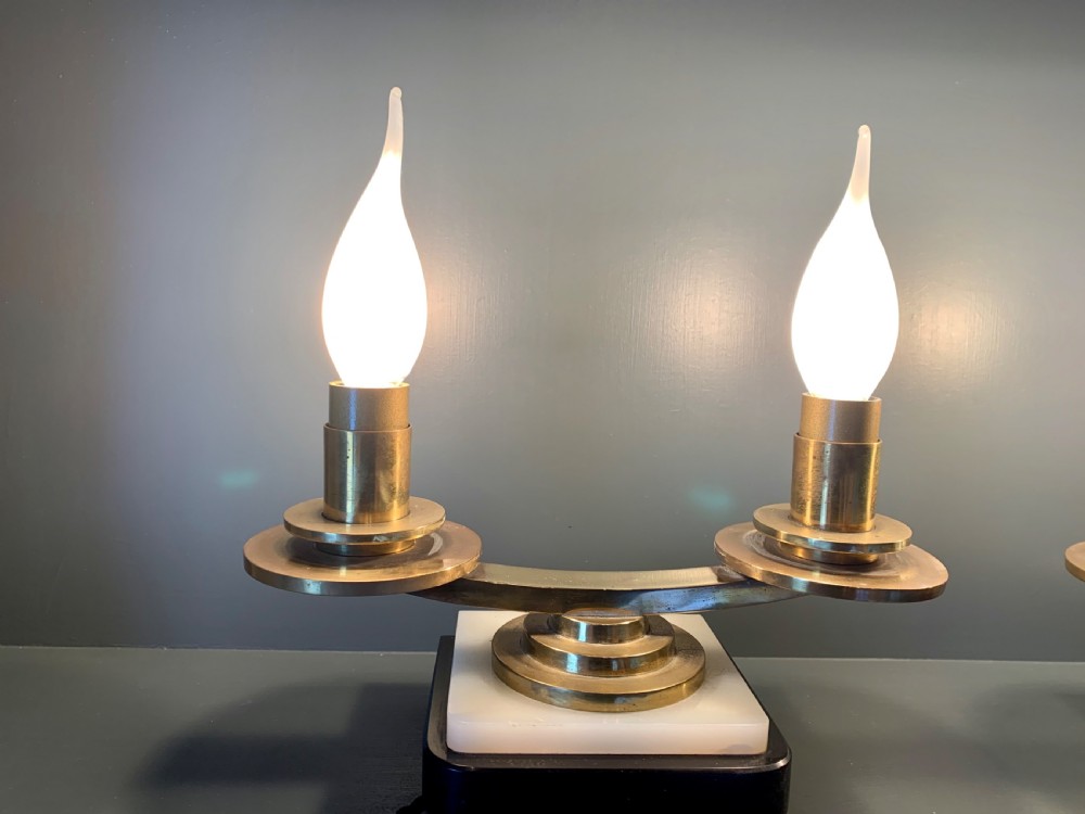 A Pair of Art Deco Lamps View V