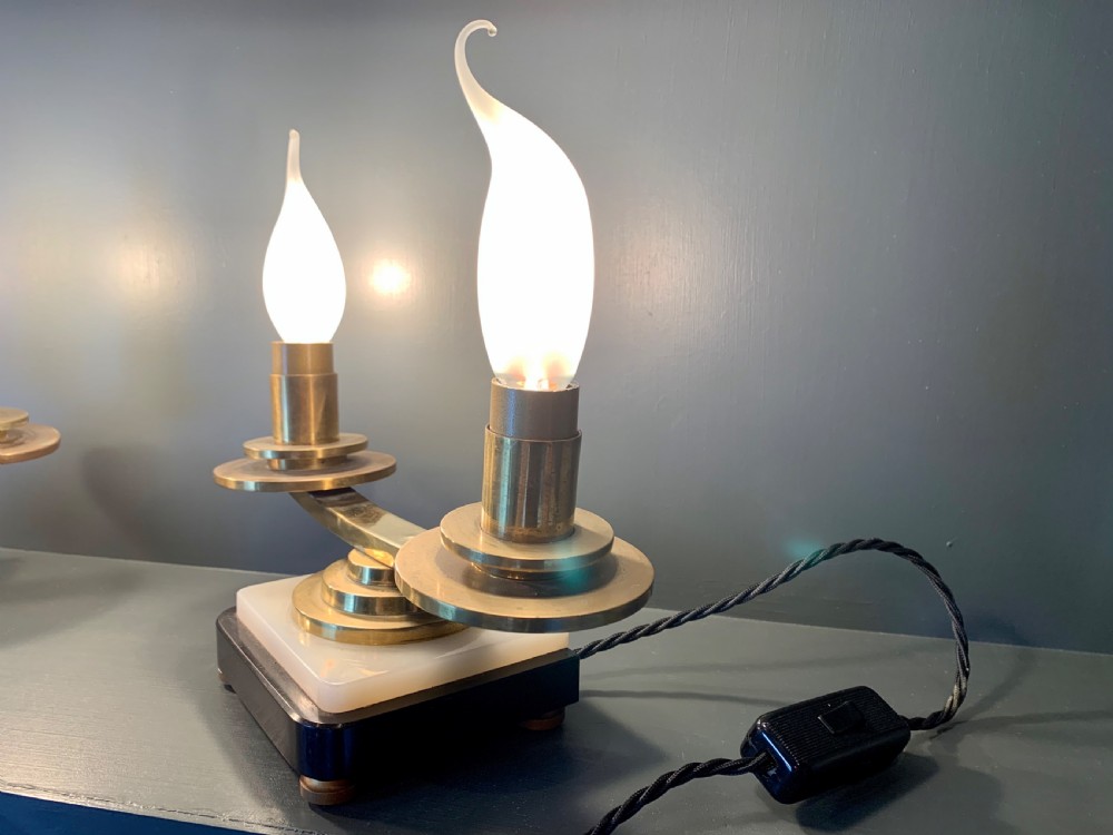 A Pair of Art Deco Lamps View VII