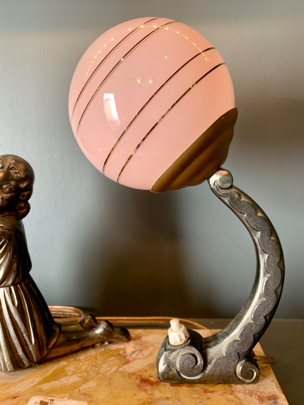 Art Deco French Lamp View V