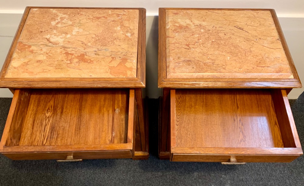 Art Deco Pair of Bedside Cabinets View IV