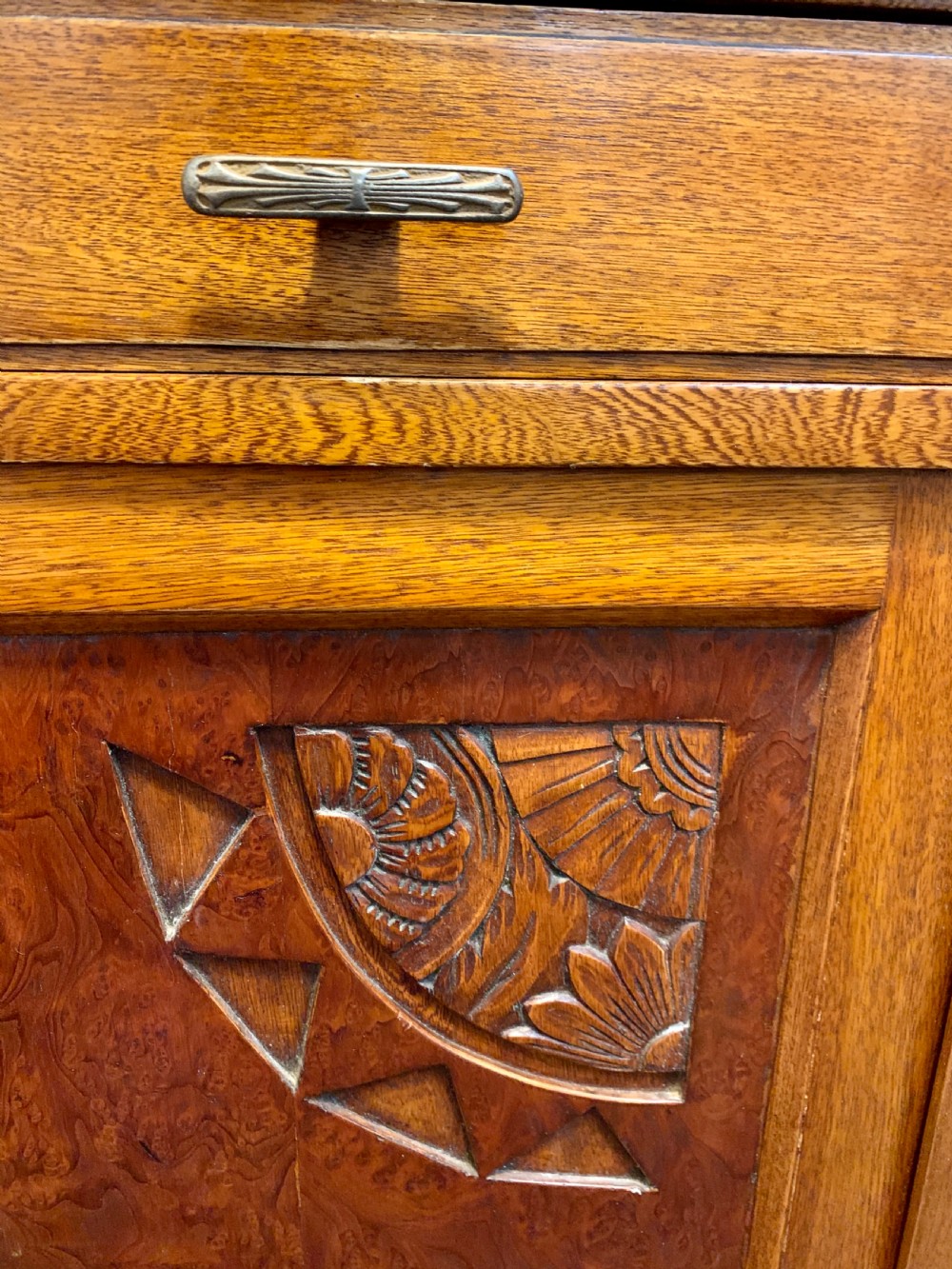 Art Deco Pair of Bedside Cabinets View VI