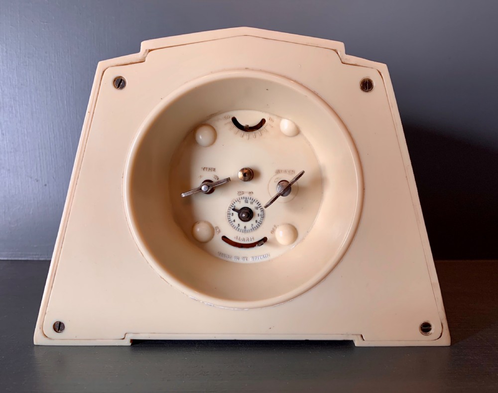 Art Deco Alarm Clock by Ingersoll View VI