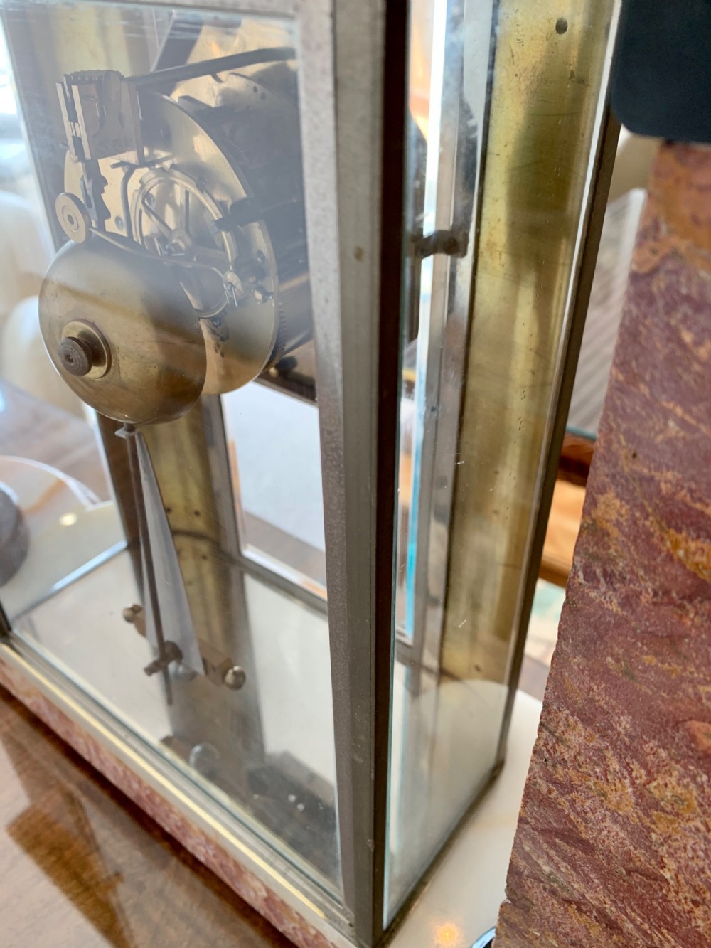 A Very Large Art Deco Mantle Clock View VI