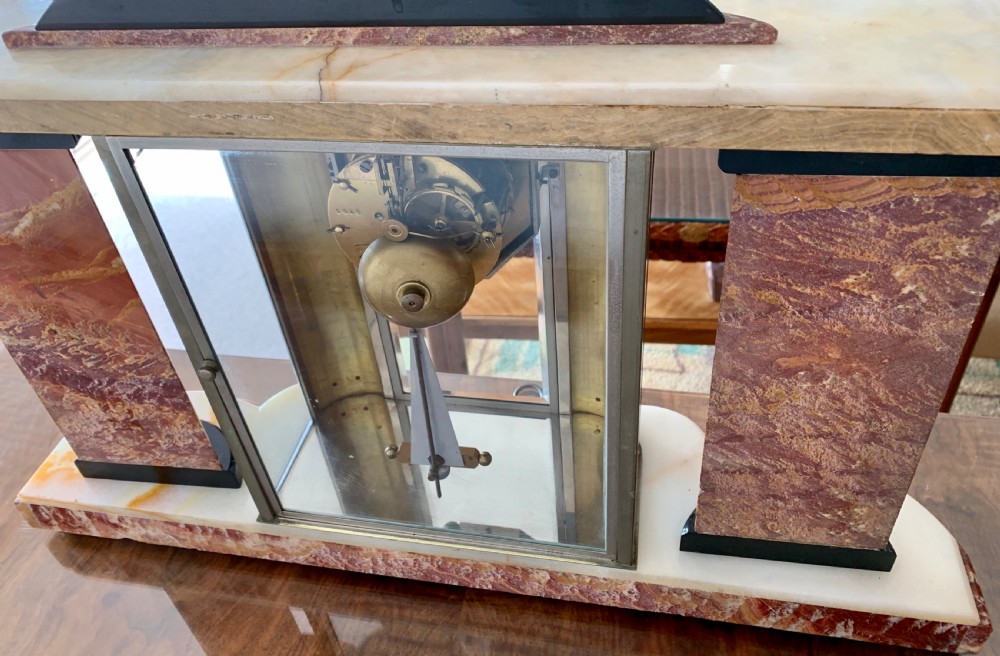 A Very Large Art Deco Mantle Clock View VII