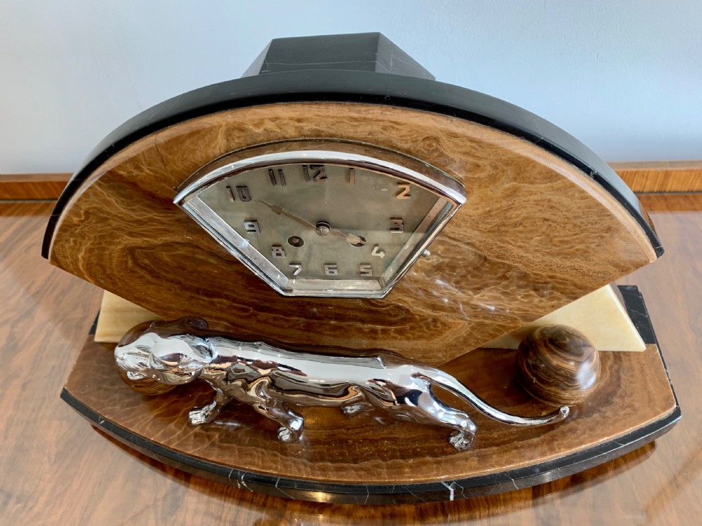 Art Deco French Clock View VIII