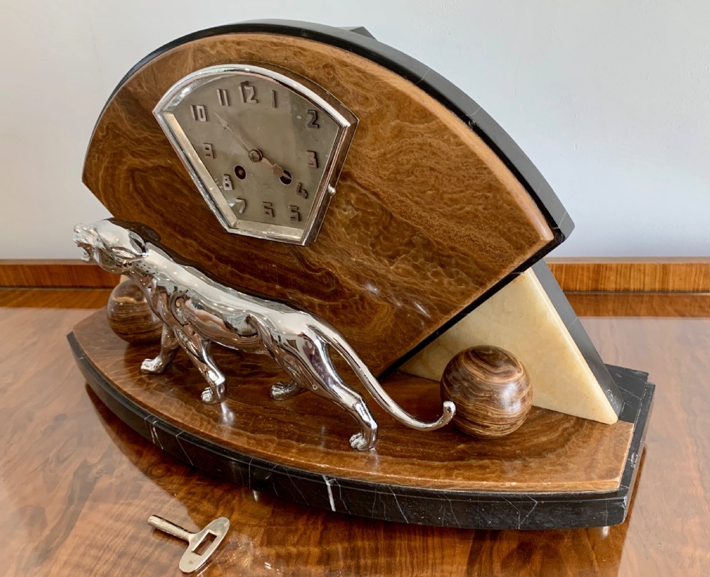 Art Deco French Clock View XIII