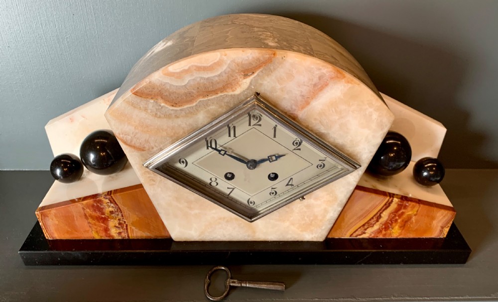 Art Deco French Clock View VI