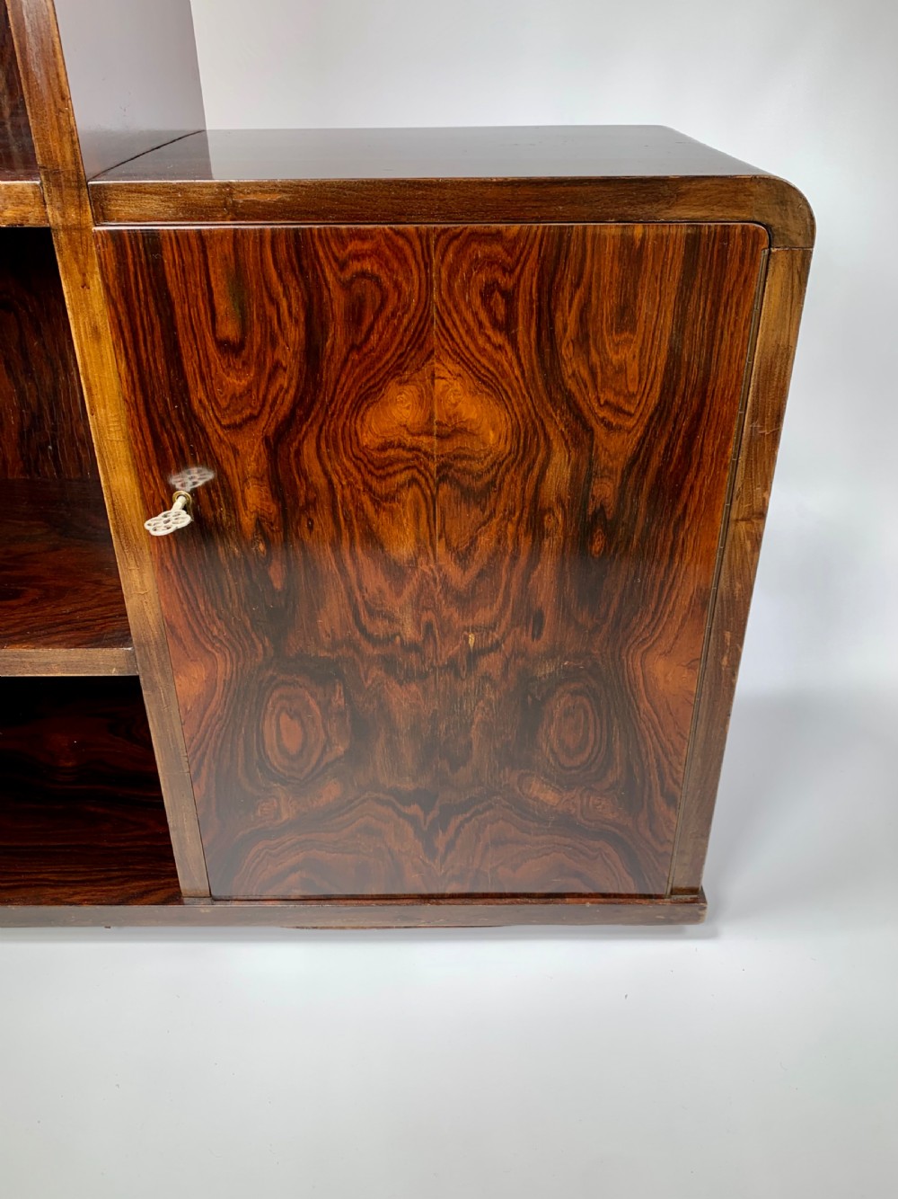 Art Deco  Combined Bookcase and Cupboard. View II