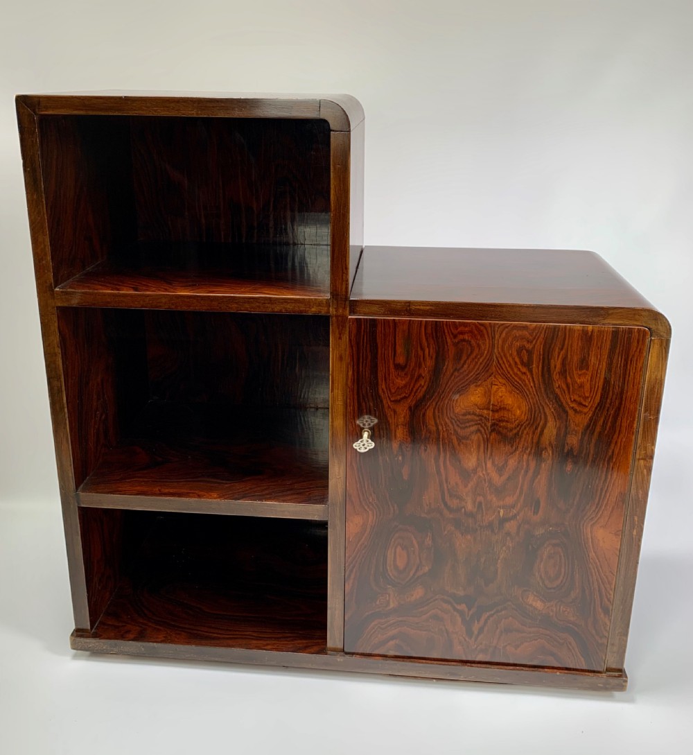 Art Deco  Combined Bookcase and Cupboard. View III