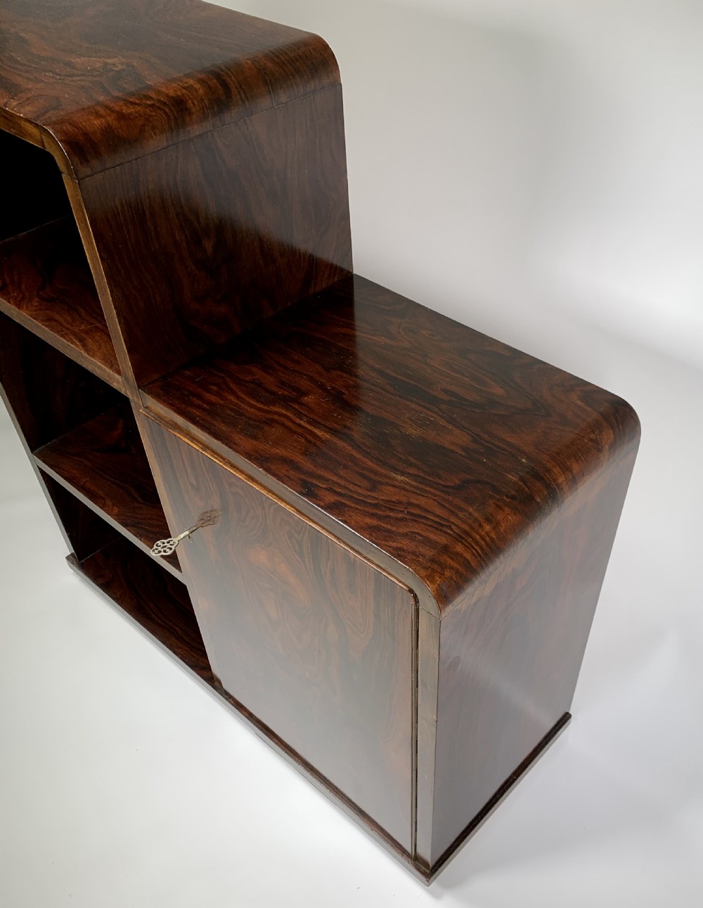 Art Deco  Combined Bookcase and Cupboard. View IV