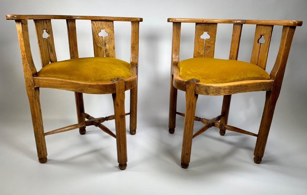A Pair of Arts and Crafts Chairs