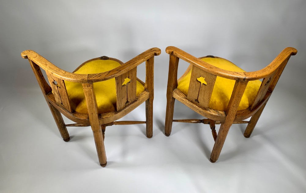 A Pair of Arts and Crafts Chairs View XI