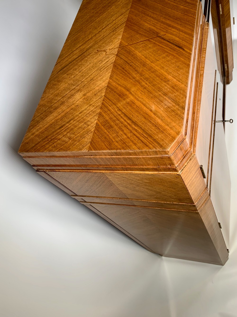 Art Deco Walnut Bookcase View XIV