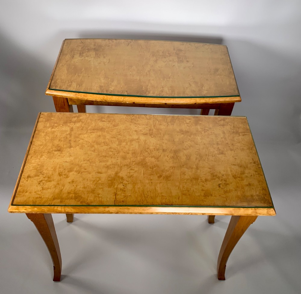 A Pair of Swedish Art Deco Side Tables View IX
