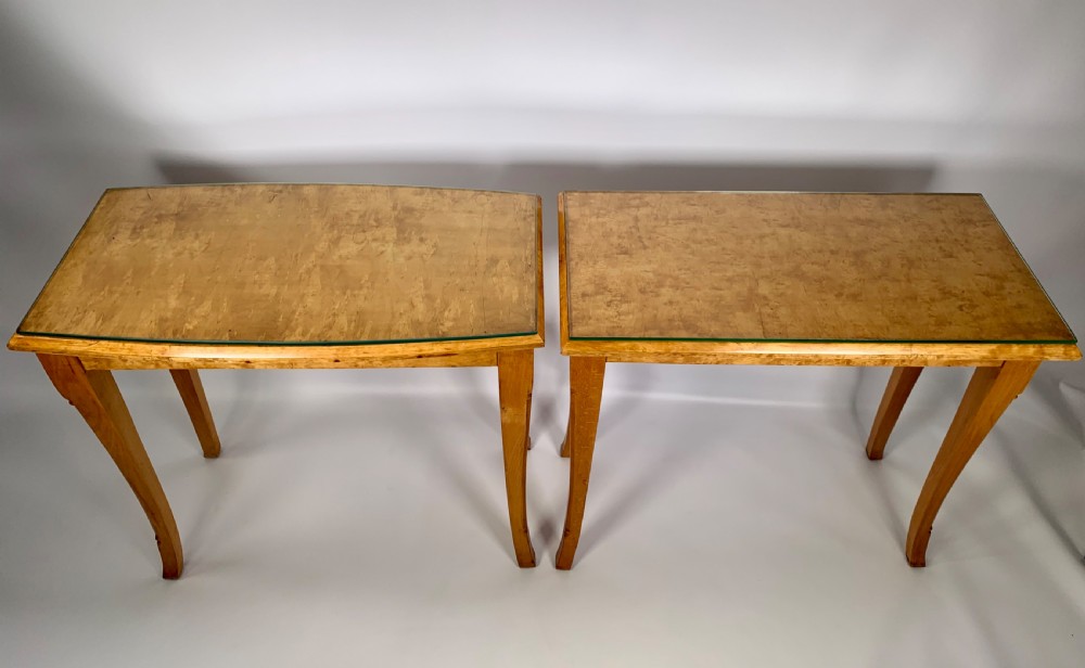 A Pair of Swedish Art Deco Side Tables View X
