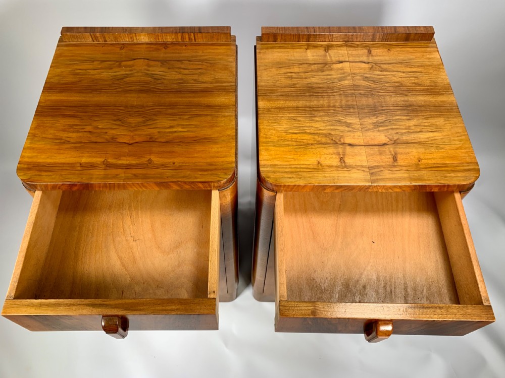 A Pair of Art Deco Bedside Cabinets View IV