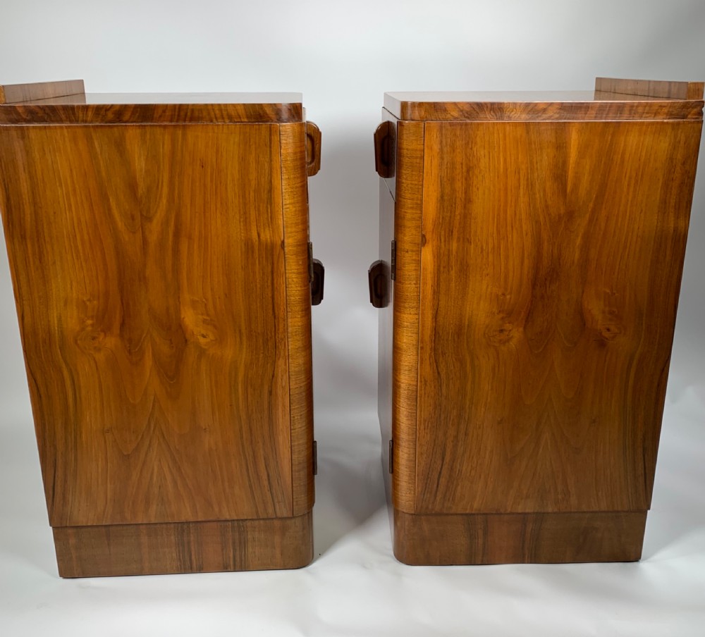 A Pair of Art Deco Bedside Cabinets View VI