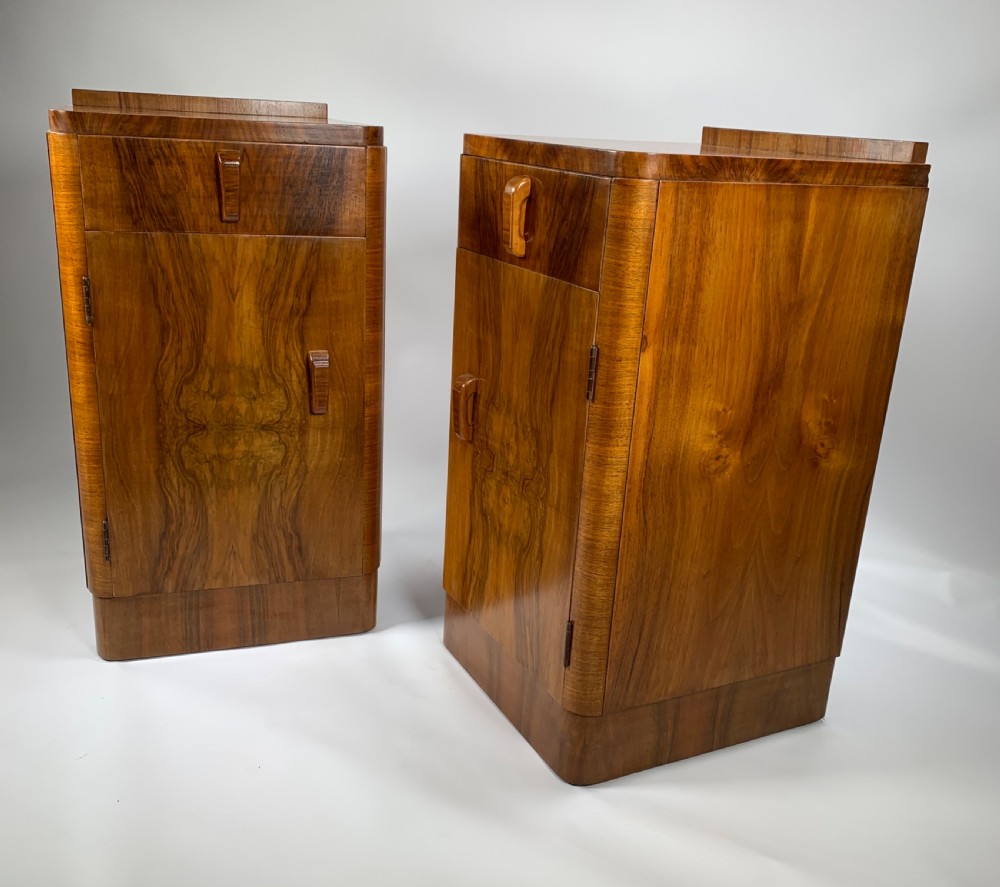 A Pair of Art Deco Bedside Cabinets View VIII