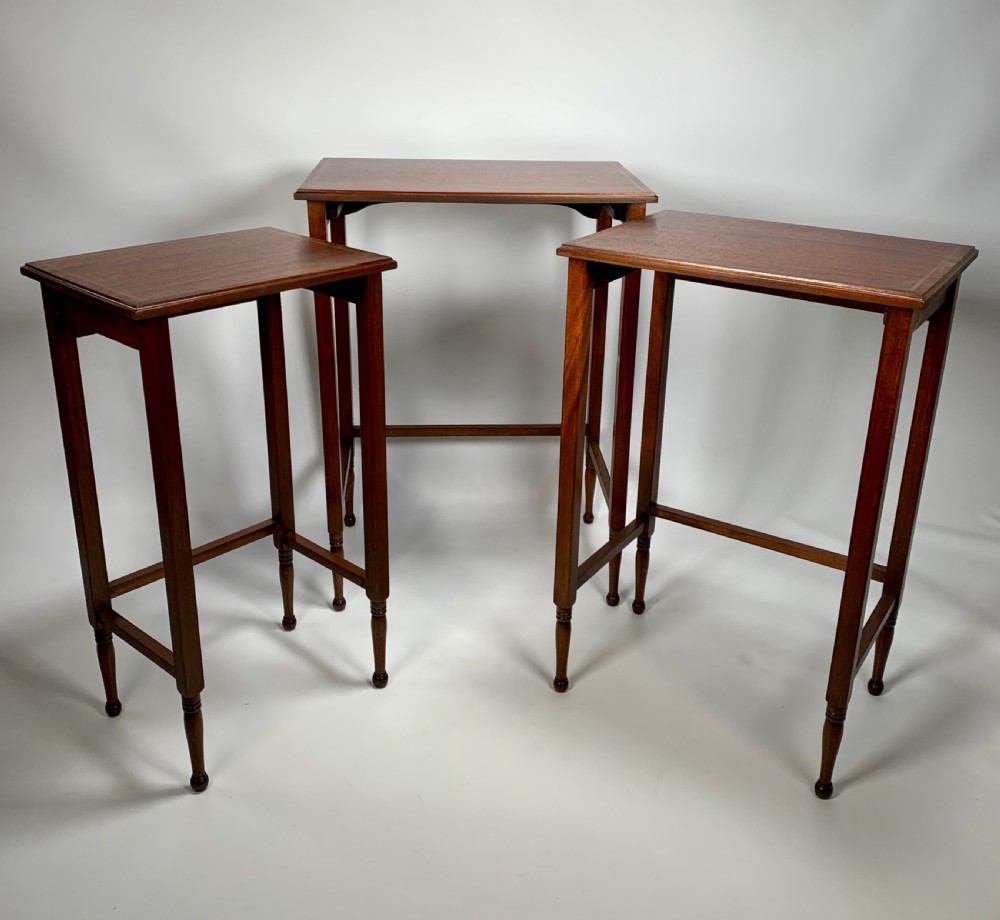 A Nest Of Three Edwardian Tables. View VII