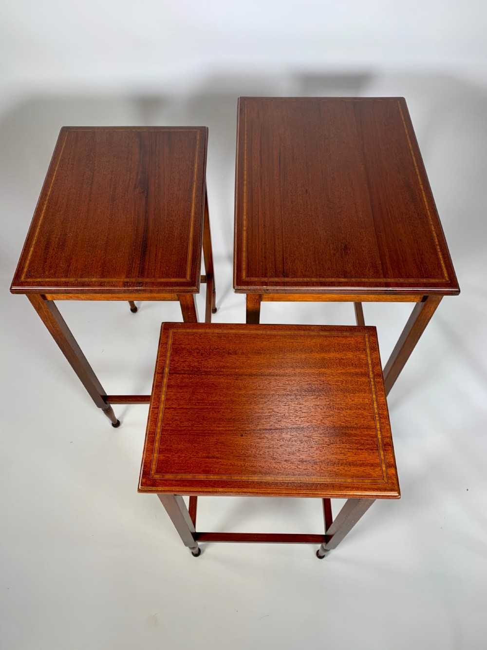 A Nest Of Three Edwardian Tables. View XI