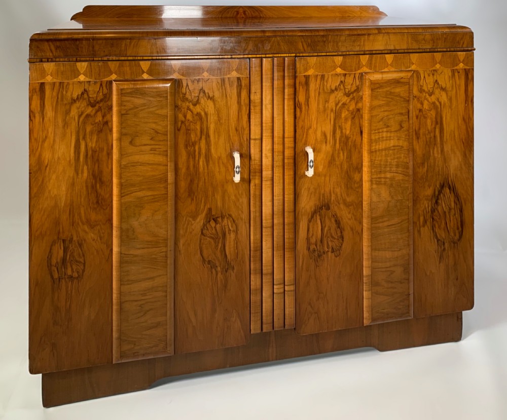 Art Deco Walnut Sideboard 