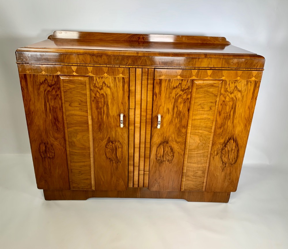 Art Deco Walnut Sideboard  View III