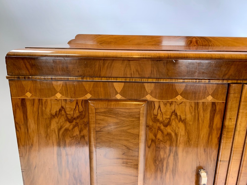 Art Deco Walnut Sideboard  View VI