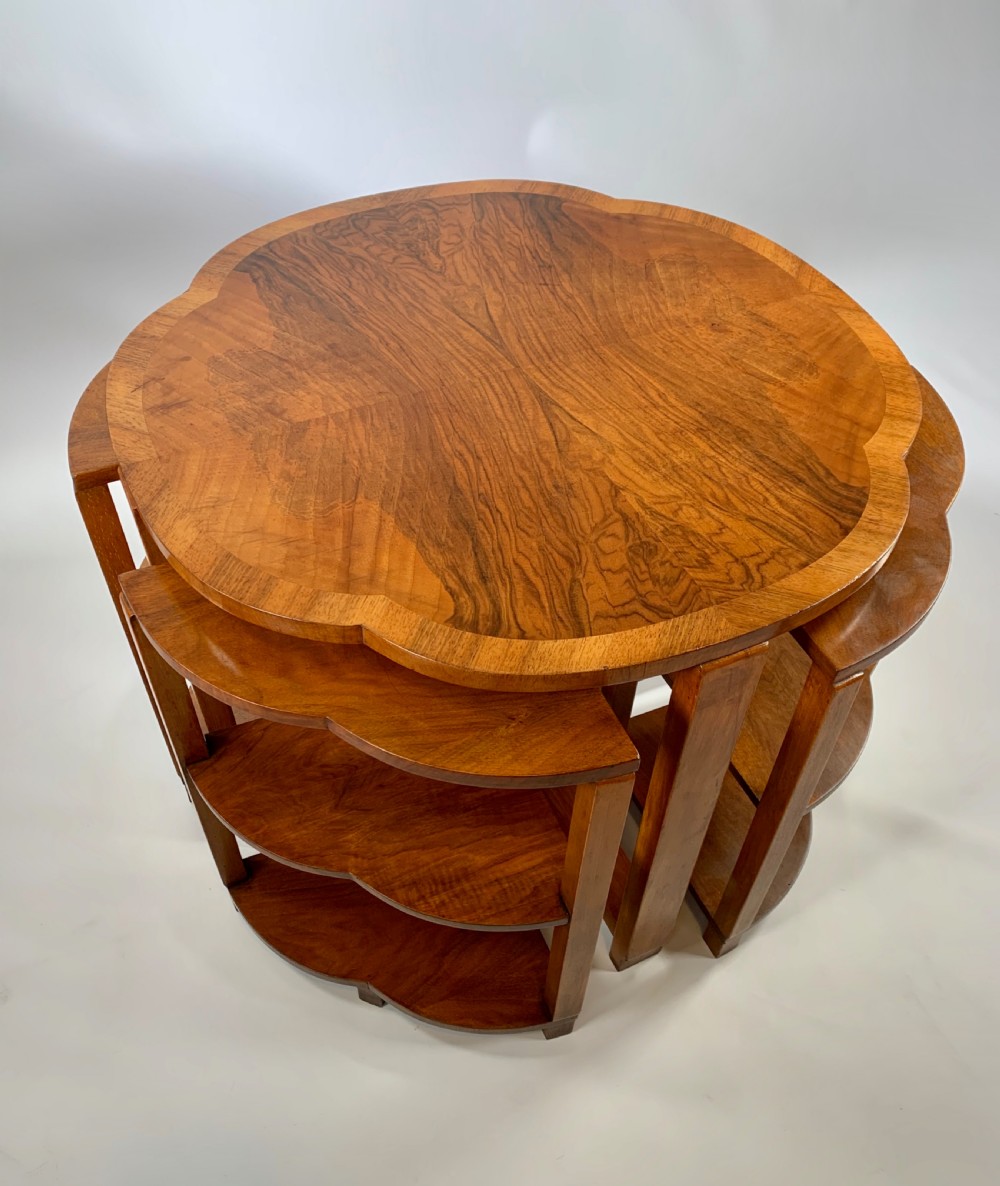 Art Deco Nest of Five Tables View V
