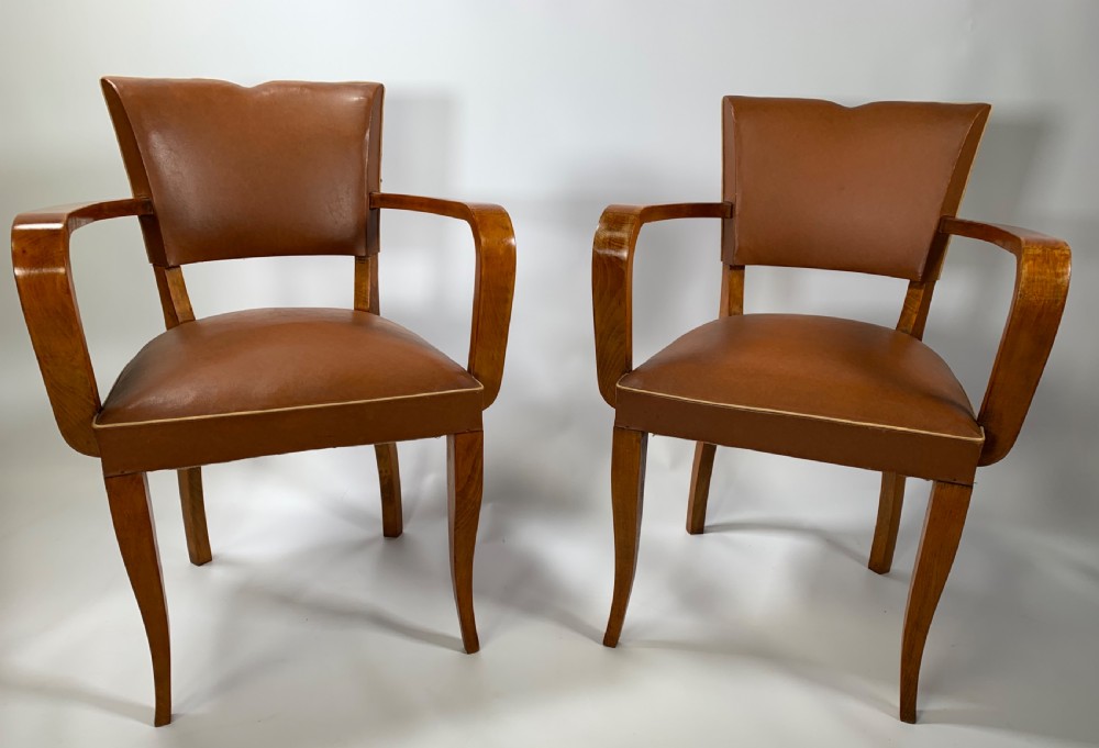 A Pair of French Art Deco Bridge Chairs View II