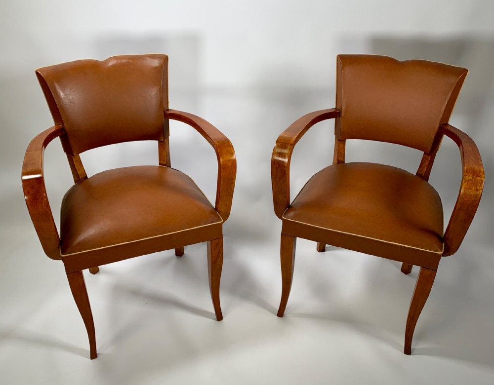 A Pair of French Art Deco Bridge Chairs View III